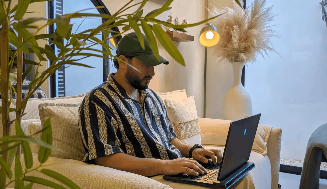 Nikhil Sharma working directly with a client - personal service with no account managers or handoffs