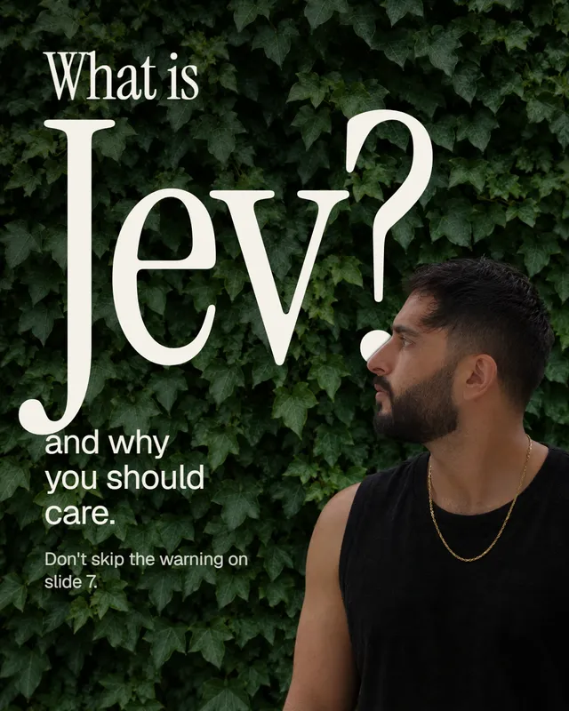Title slide: What is Jev, and why you should care